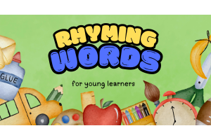 rhyming words, list of rhyming words
