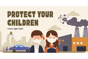 high aqi, india aqi, tips to protect children from high pollution