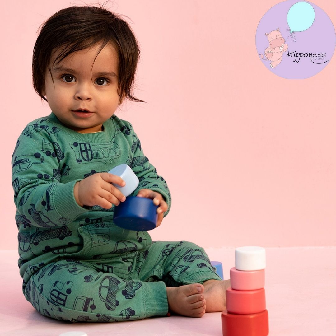 Hipponess Handmade-Wooden Stacking Pieces