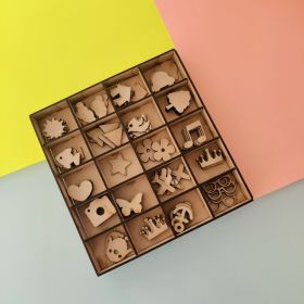 KIDDO KORNER | Wooden Cutouts for Art & Crafts | Craft Kit | MDF Cutout Kit | Craft Kit for Kids | MDF Cutout Kit for Kids