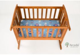 Arcedo-Amber 2 in 1 Wooden Baby Swing-Honey