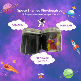 KiDIYs-Space Playdough Curosity Jar