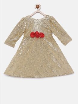 Tutus by Tutu-Gold Sequins Gown-6-12 Months