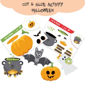 Zooplay India-CUT & GLUE ACTIVITY - HALLOWEEN