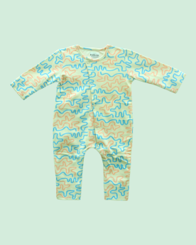 Earthytweens-Scribble Scrubble Baby Dungarees