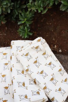 Myra Miracles-Cotton Deer Swaddle
