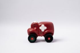 Rubbabu-Little Ambulance Painted (0 to 10 years) 