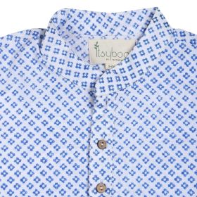 ItsyBoo-BLUE BLOCK- KURTA PAJAMA SET