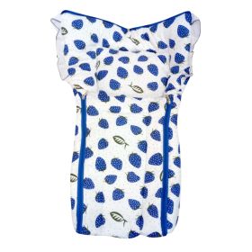 Love Baby-Cherry Double Chain Sleeping Bag - 494 Navy P7