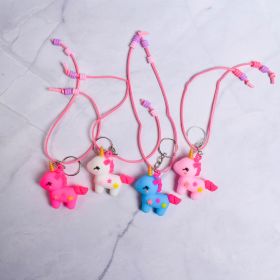 I Learn n Grow- Mini Unicorn Rakhi-White