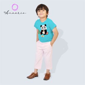 Anaario-Feral Love Tee-Panda-1-2 Years-Light Blue