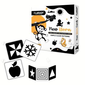 Clapjoy Black and White Best Gift for New Born Babies of age 0-6 months