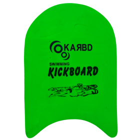 KARBD 4 Cut Swimming Kickboard Floating Board for Swimming Training Aid Exercise Equipment Pool Swim Safe Trainer Lessons Kickboards for Adults Children with 4 Holes Dual Color Green Blue