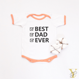 Yellow Doodle-Best Dad Ever Bodysuit-0-6 Months