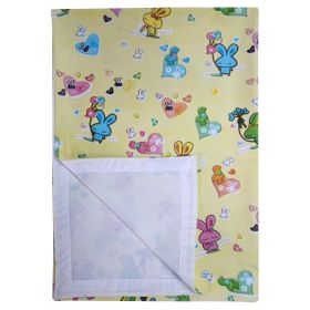 Love Baby-Imported Soft Bed Sheet Plastic from Love Baby - 713 C Yellow P9