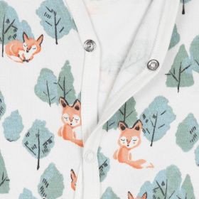ItsyBoo-FULL SLEEVE ROMPER CRAFTY FOX-New Born