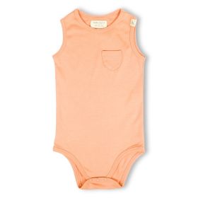 ItsyBoo-SLEEVELESS ONESIE CORAL BLUSH-New Born