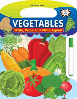 Dreamland Publications-Write and Wipe Book - Vegetables