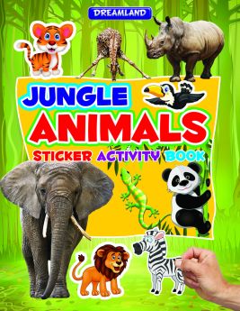 Dreamland-Sticker Activity Book - Jungle Animals