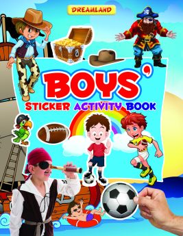 Dreamland-Sticker Activity Book - Boys