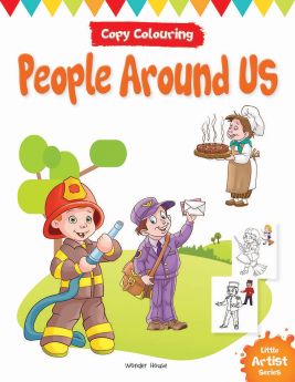 Wonderhouse-Little Artist Series People Around Us: Copy Colour Books