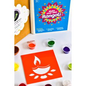 I Learn n Grow-Diwali DIY Rangoli Kit - Diya 