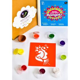 I Learn n Grow-Diwali DIY Rangoli Kit - Peacock 