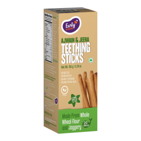 Early Food-Whole Wheat Ajwain & Jeera Jaggery Teething Sticks 150g