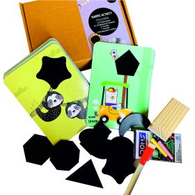 Zooplay India-Shapes Chalkboard Activity