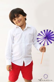 Anaario-The Essential Separates-Classique Shirt-6-12 Months-White