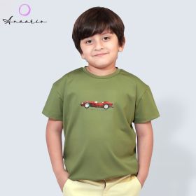 Anaario-The Mark Speedster Tee-One car-5-6 Years-Olive