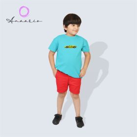 Anaario-The Mark Speedster Tee-Ten car-5-6 Years-Light Blue