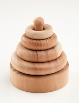 Ariro Toys-Simple stacker  - Natural