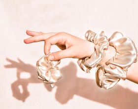 A Tiny Moppet-Satin Scrunchies | Count 3 - ATM-0036