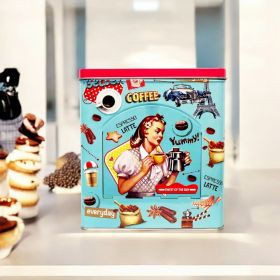 A Vintage Affair-Retro Coffee Kitchen Essentials Storage Box