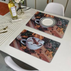 A Vintage Affair-Marshmallow Hot Chocolate Tablemats (Set of 6)