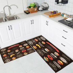 A Vintage Affair-Bakery Collection Kitchen Floor Mats (Set of 2)