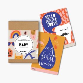Pop Goes The Art-Mini Milestone Cards | Baby