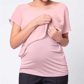 MoMoms-Slant flap top Baby Pink