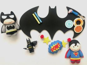 Little Canvas-Batman Chalkboard + Whiteboard-LCC3
