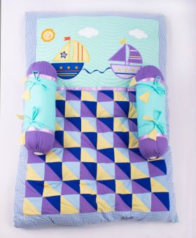 Blooming Buds-Mattress Set - Sailboat