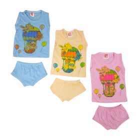 Hooper-Trendy 3 Cotton Hosiery Shirt With 3 Pant Set - BC12