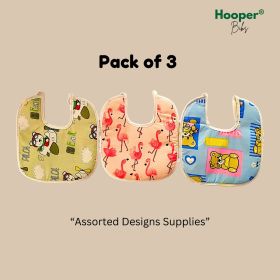 Hooper-Hooper Cotton Assorted Cat Print Bibs - 1003 Combo P10