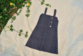 Sankalpa Art Village-Strap Dress-6-12 Months-Black