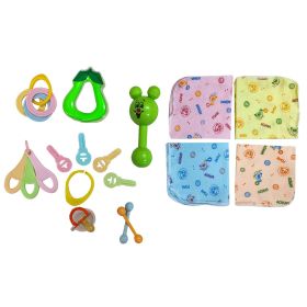 Love Baby Jinny Rattle toys Set for baby - BT27 Green P1