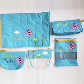 Little Birdies-Travel Pouch set-Butterfly