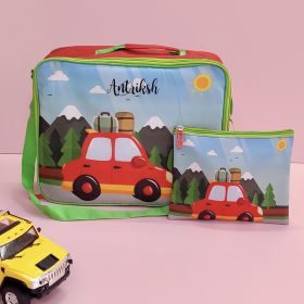  Little Birdies-Overnight Bag with Pouch-Car