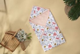 Fluffy Munchkin-Reversible 4 Layer Hooded Towel