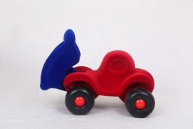 Rubbabu-Clean upper The Dump Truck Large - Red & Blue (0 to 10 years) 