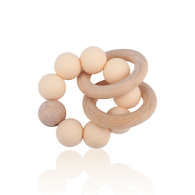 Lille Barn-Round Teether-Cream